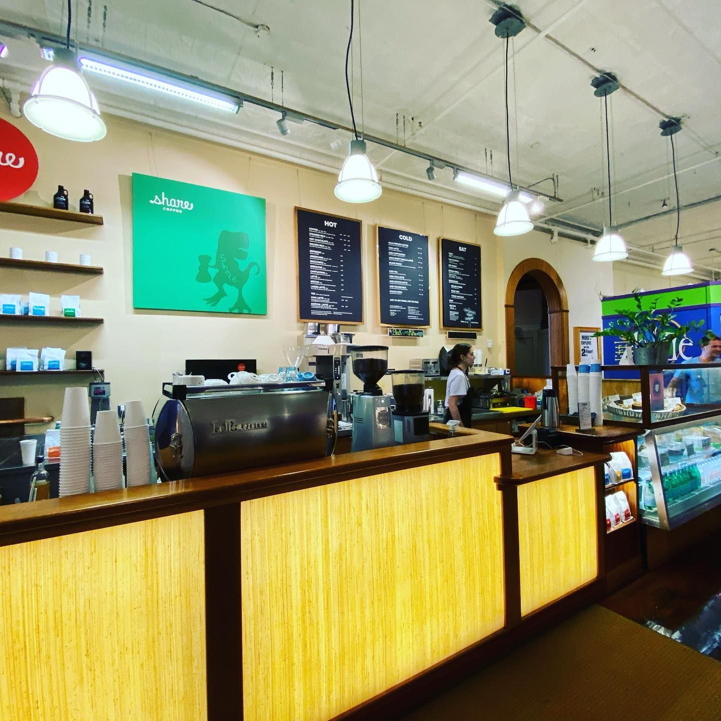 Share Coffee in Thornes Marketplace Northampton MA is your go-to spot for a cup of coffee and a treat!