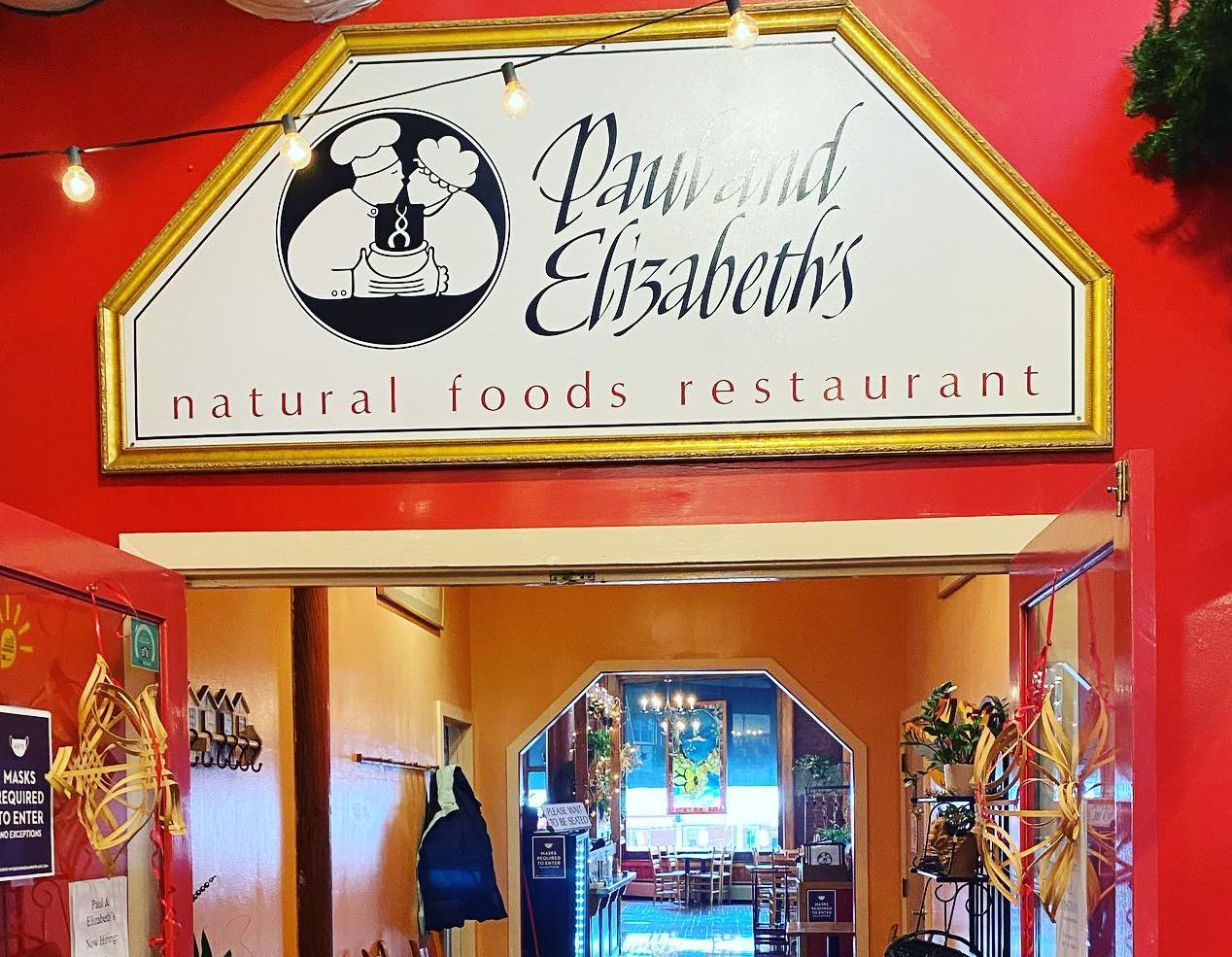 Paul & Elizabeth's is a natural foods restaurant located in Thornes, specializing in vegetarian dishes, the freshest seafood, and freshly baked rolls.