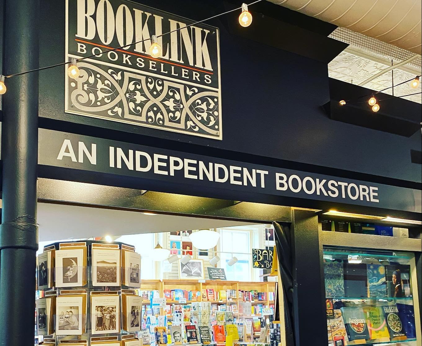 Find your next favorite book at Booklink in Thornes Marketplace Northampton MA!