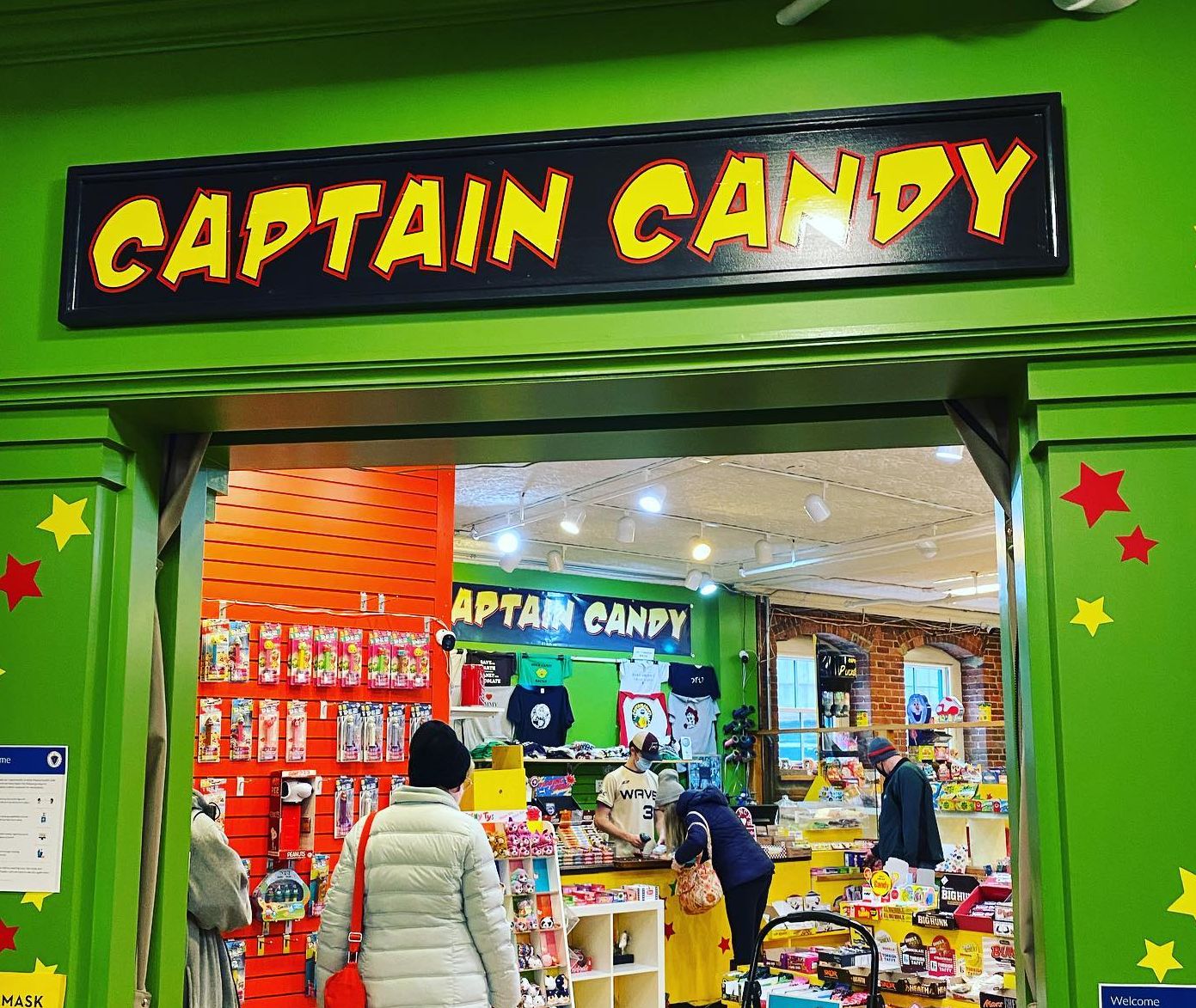The go-to place for nostalgic candy -- Check out Captain Candy in Thornes!