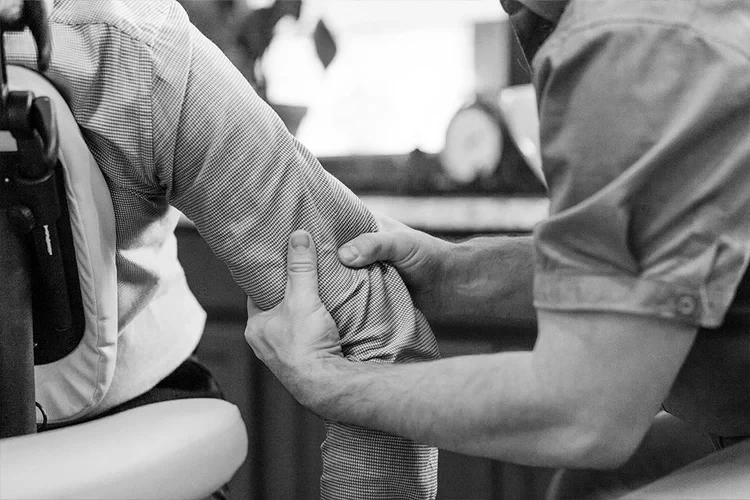 Backstop Arm Shoulder Massage Therapy